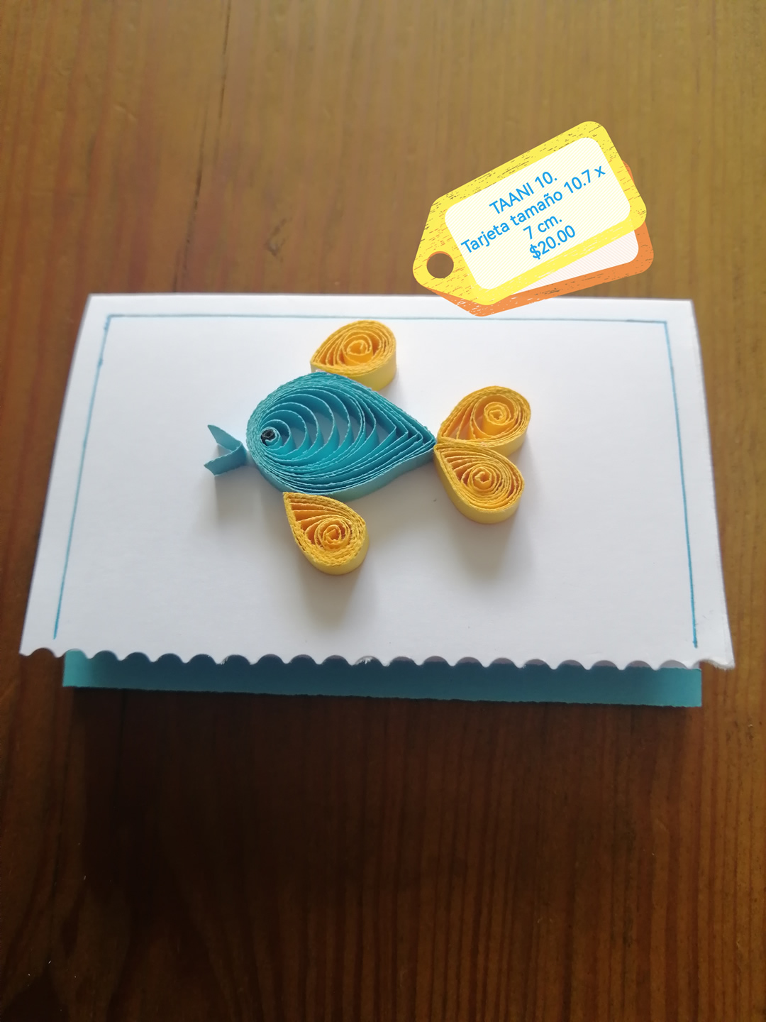 Tarjeta de animalito